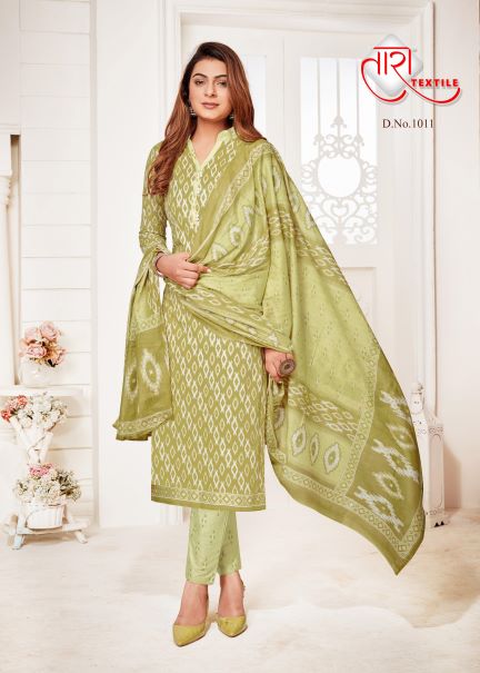 Tara Unique Style Vol-1 Cotton Designer Patiyala Dress Material